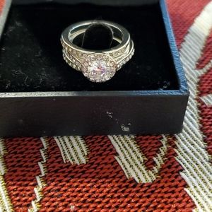 AVON CZ 3 piece engagement set size 6
